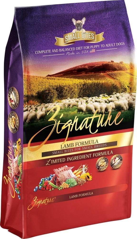 Zignature Lamb Small Bites Limited Ingredient Formula Dry Dog Food 12.5 lb