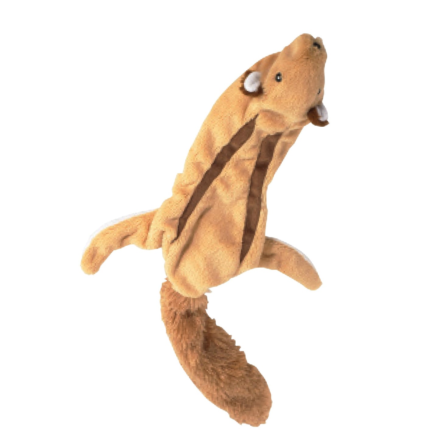 SPOT by Ethical Products Skinneeez-The Original Stuffless Stuffingless Dog Toys-Squeak Toys Tug Toy Small Dogs and Large Dogs Puppy Chew Toy Alternative Interactive Dog Toy-Flying Squirrel-Small