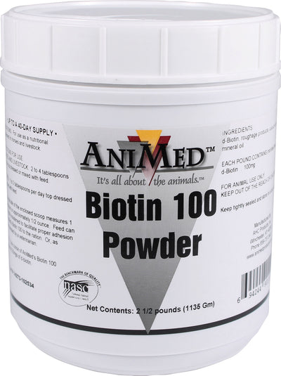 Biotin 100 Powder Supplement For Horses