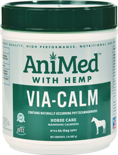 Via Calm W/Hemp For Horses