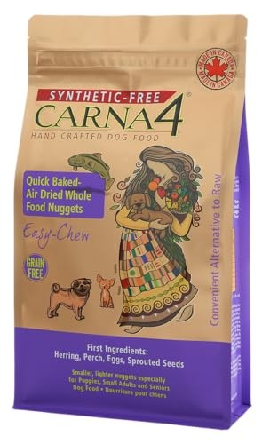 Carna4 Easy-Chew Fish Formula Air-Dried Dog Food, 2.2 lb