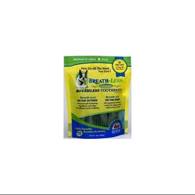 Ark Naturals Brushless Toothpaste 4-in-1 Dental Chews for Dogs, Medium, 18 oz