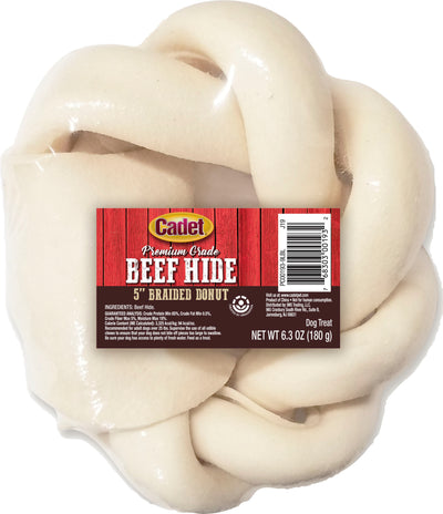 Cadet Gourmet Braided Rawhide Donut