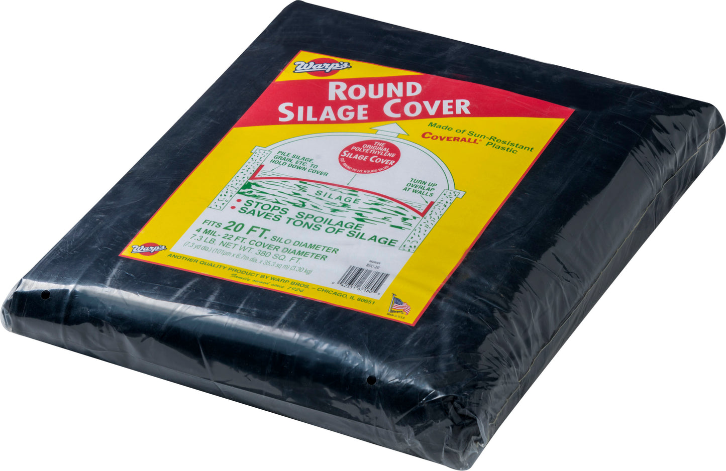 Warps Round Silo Silage Cover 4Ml (Pack Of 3)
