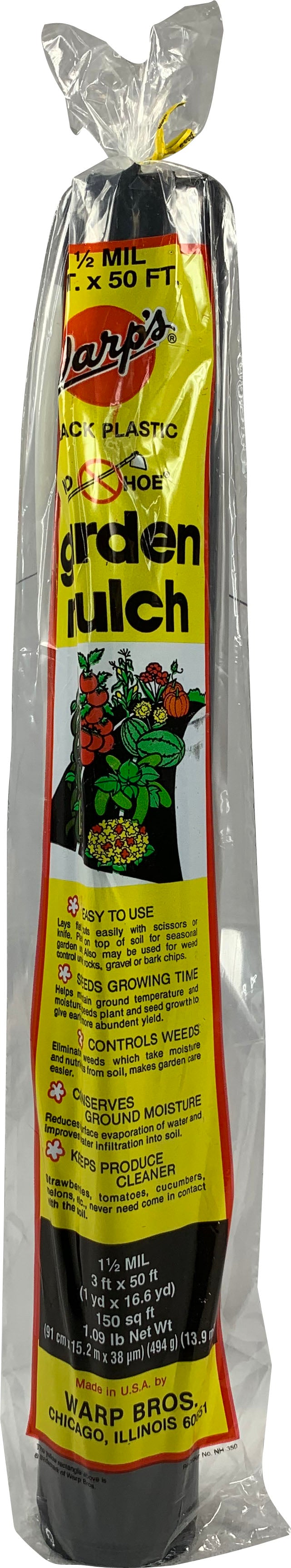 No-Hoe Garden Mulch 1.5 Mil (Pack Of 12)