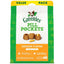 GREENIES PILL POCKETS for Dogs Capsule Size Natural Soft Dog Treats, Chicken Flavor, 7.9 oz. Pack (30 Treats)