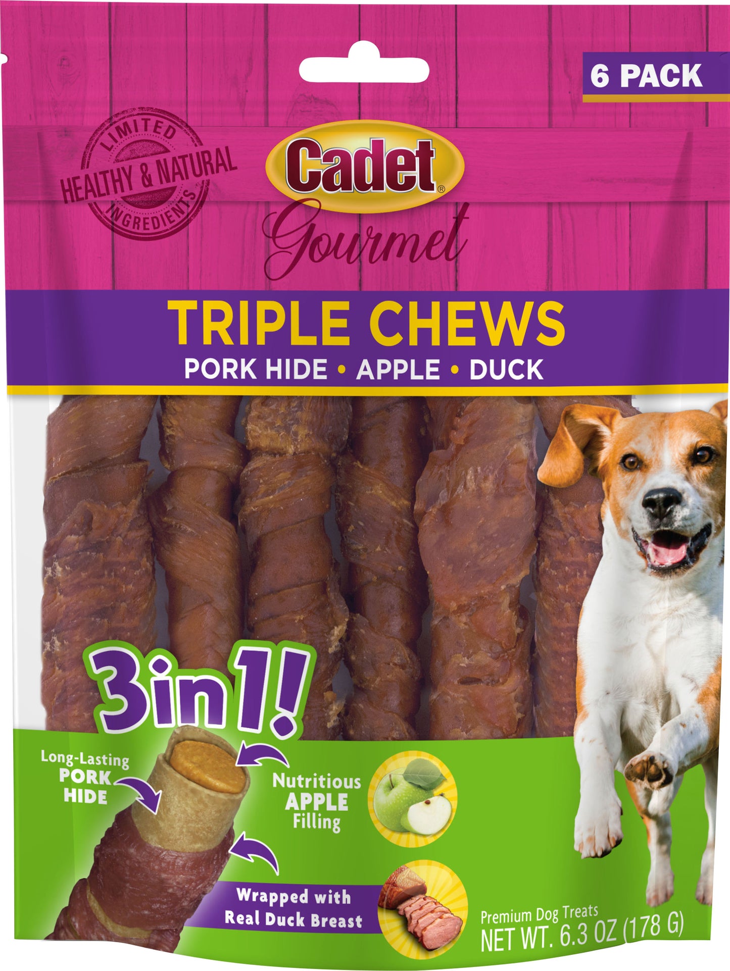 Cadet Gourmet Triple Chews