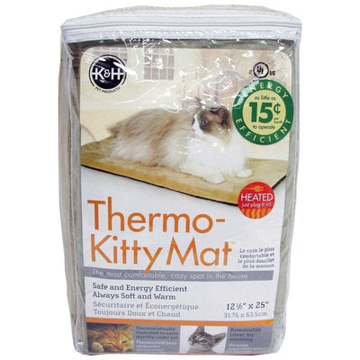 K&H Manufacturing Thermo-Kitty Assorted Colored Mat, 12.5 by 25"