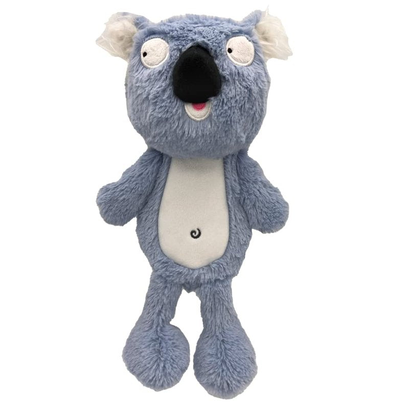 Lulubelles Huxley & Kent Slappies for Dogs | Kirby Koala (Small) | Squeak & Shake Dog Toy | No Stuff Squeaky Toy, TPR Ball in Head | Simulates Hunting Nature for Dogs