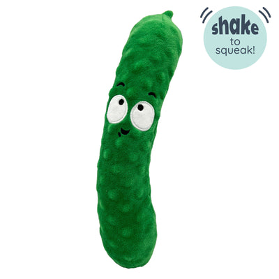 Huxley & Kent Fetchies Dell Pickle Plush Dog Toy, Small, 9 in