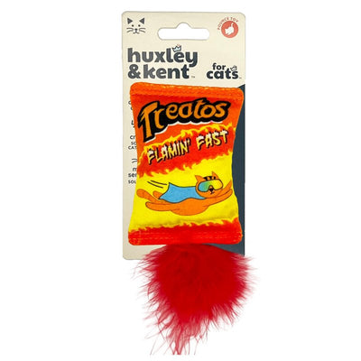 Huxley & Ket Plush Cat Toy | Treatos Snacks | Snack Attack Strong Catnip Filled Cat Toy | Plush Interactive Kitten and Cat Toy with Catnip and Crinkle | Kittybelles