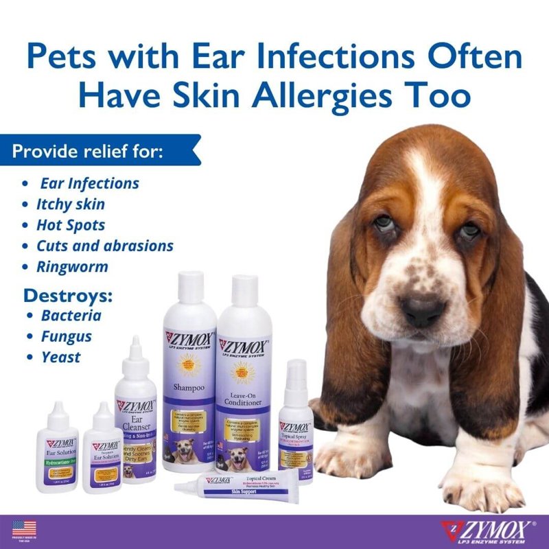 Zymox Topical Cream with 0.5% Hydrocortisone for Dogs and Cats, 1oz