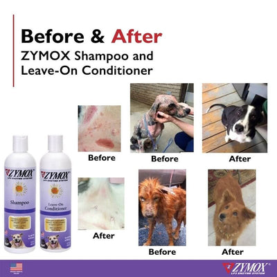 ZYMOX Advanced Enzymatic Shampoo, 12 oz - for Pets & Animals of All Ages: Cleans, Refreshes, Hydrates & Nourishes Dry Skin & Coat