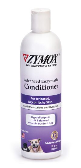 ZYMOX Advanced Enzymatic Leave-On Conditioner, 12oz. - for Pets & Animals of All Ages: Conditions, Detangles, Soothes, & Moisturizers Skin & Coat