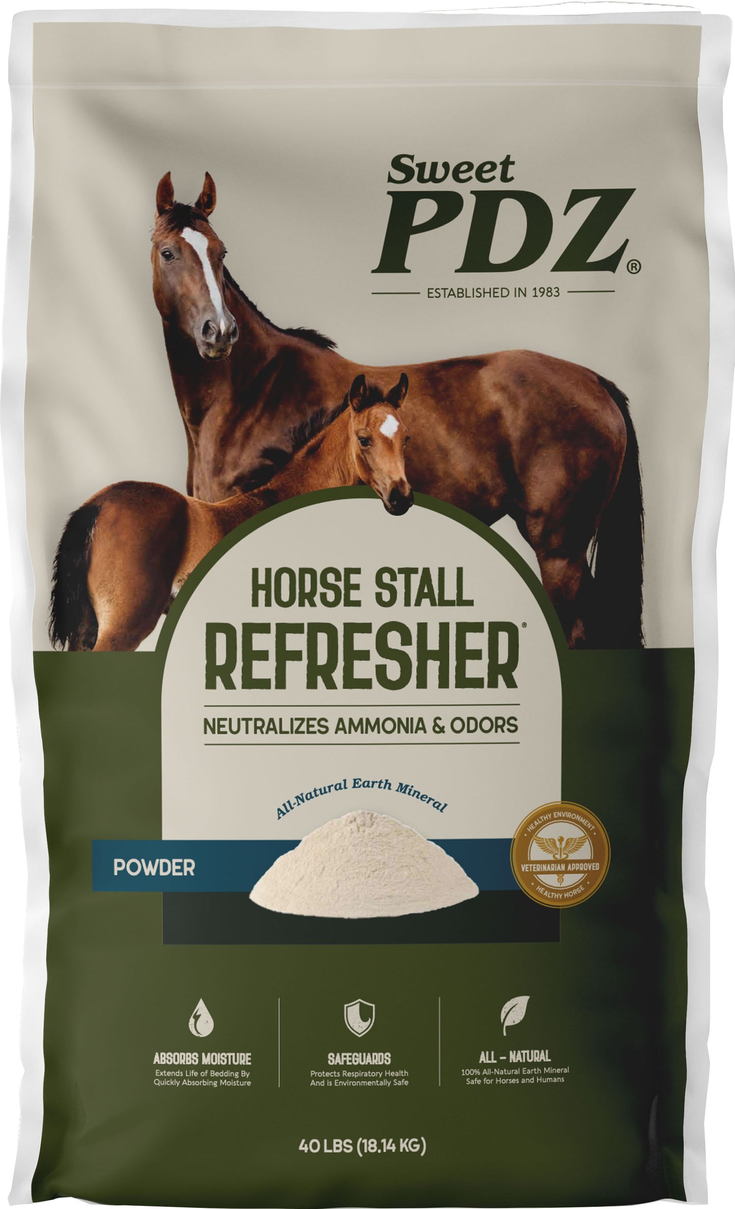 Sweet Pdz Horse Stall Refresher Powder