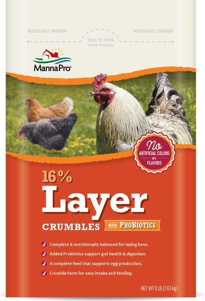 16% Layer Crumble W/Probiotics