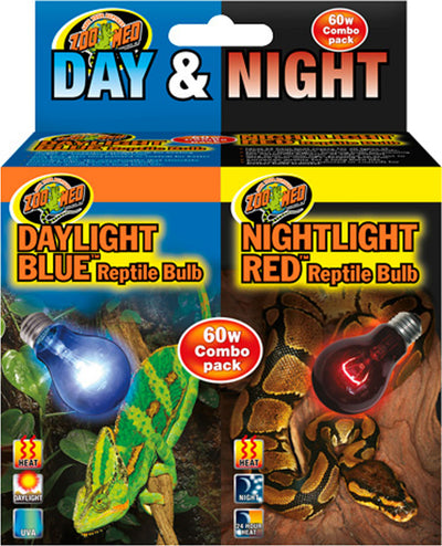 Day & Night Reptile Bulb Combo Pack