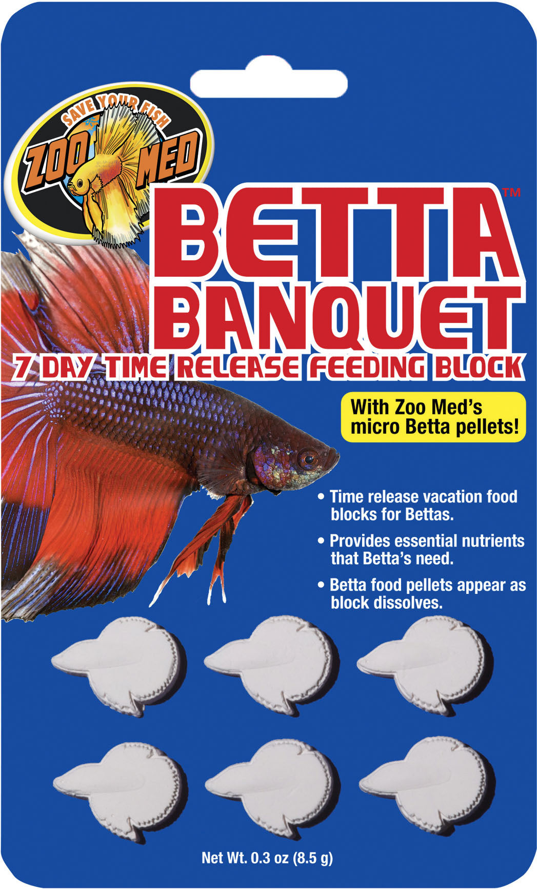 Betta Banquet 7 Day Time Release Feeding Block