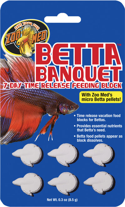 Betta Banquet 7 Day Time Release Feeding Block