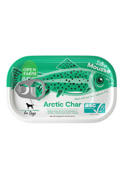 Open Farm Grain Free Arctic Char Topper for Dogs, 4.59 oz Can