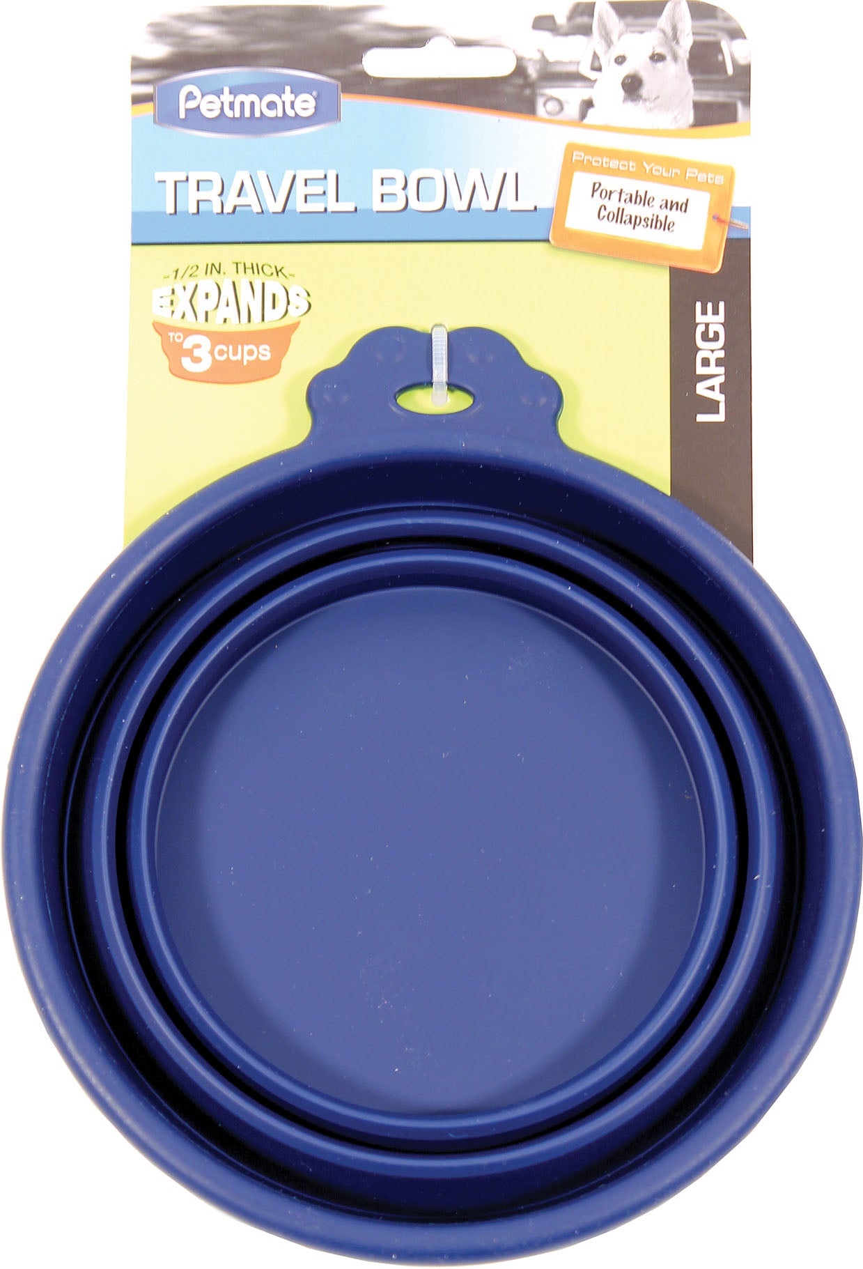 Silicone Round Travel Pet Bowl