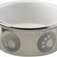 Spot Paw Print Titanium Dog Dish