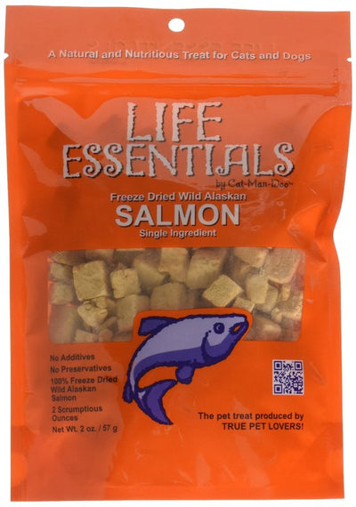 CatManDoo Freeze Dried Salmon Cubes, 2 Ounces