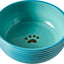 Spot Elegance Ribbed Stoneware Dog Dish