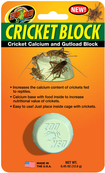 Cricket Block Cricket Calcium & Gutload Block