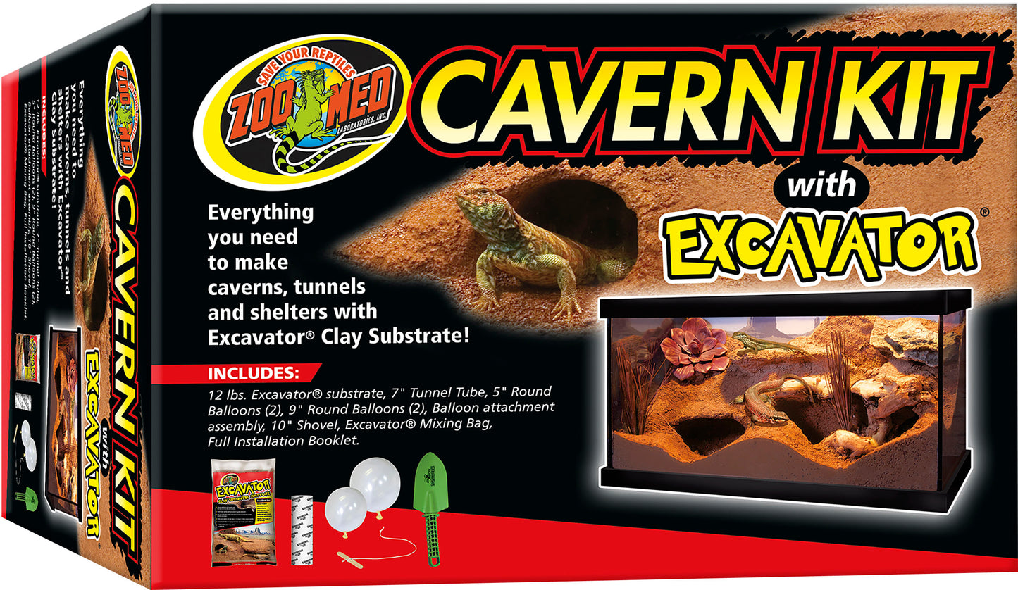 Cavern Kit W/Excavator Clay Substrate