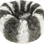 Sleep Zone Faux Fur Round Bed