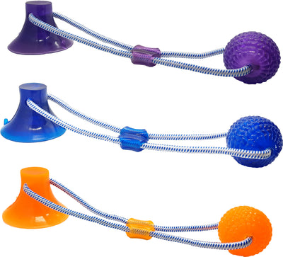 Spot Press & Pull 2-In-1 Ball & Rope Tug