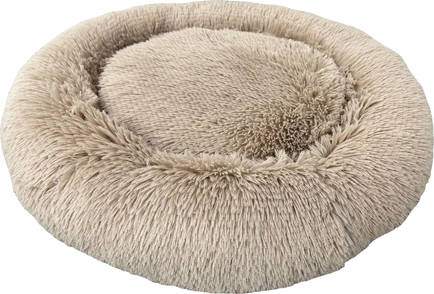 Spot Sleep Zone Round Faux Fur Bed