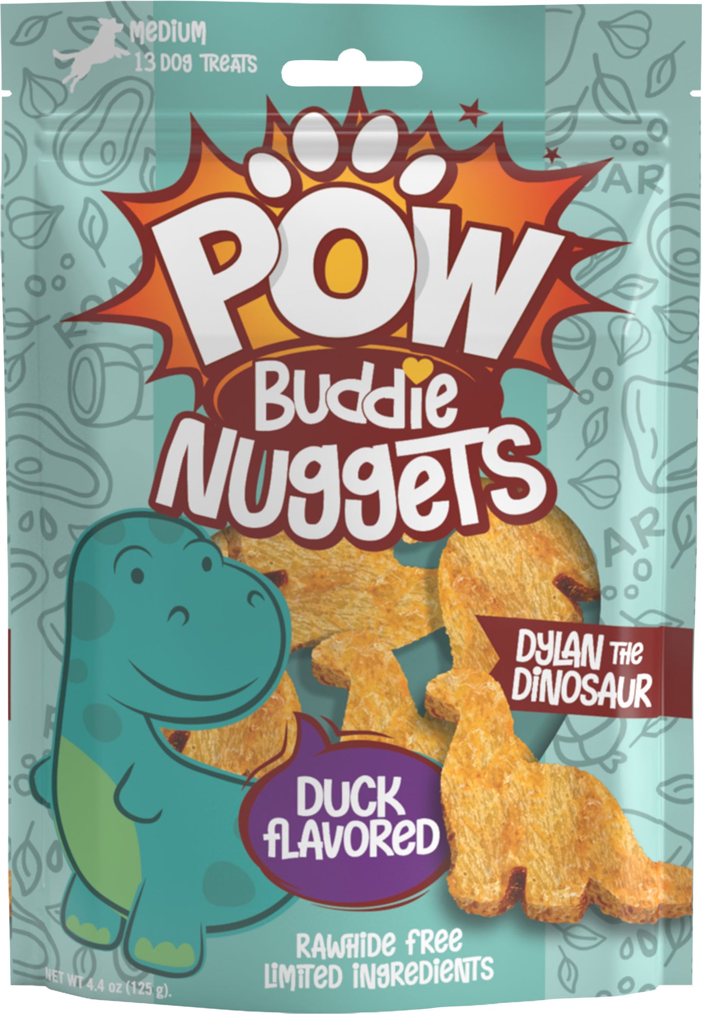 Nothin' To Hide Pow Buddie Nuggets Dino