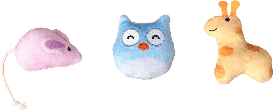 SPOT CUDDLY AND COLORFUL CAT TOYS