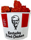 SPOT KFC VINYL CHICKEN BUCKET DOG TOY