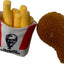 SPOT KFC PLUSH FRIES & DRUMETTE DOG TOY