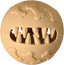 LOVE THE EARTH NATURAL RUBBER TREAT BALL DOG TOY