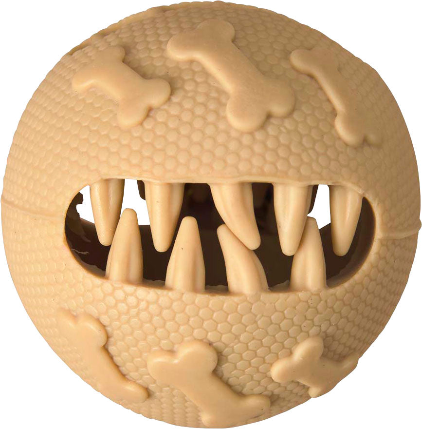 LOVE THE EARTH NATURAL RUBBER TREAT BALL DOG TOY