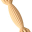 LOVE THE EARTH NATURAL RUBBER GROOVY BONE DOG TOY