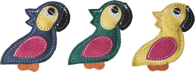 Spot Dura-Fuse Leather Parrot/Nip Asst