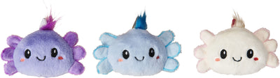 Spot Axolotl Faces Asst Catnip Toy