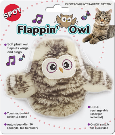 Spot Flappin Owl Catnip Toy