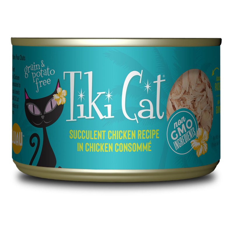 Tiki Cat & Tiki Dog 12/2.8 Oz Luau Chicken-Puka Puka Cat Food, One Size