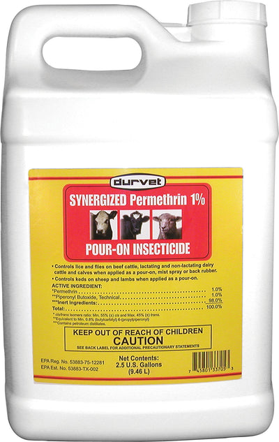 Durvet Synergized Permethrin 1% Pour Insecticide (Pack Of 2)