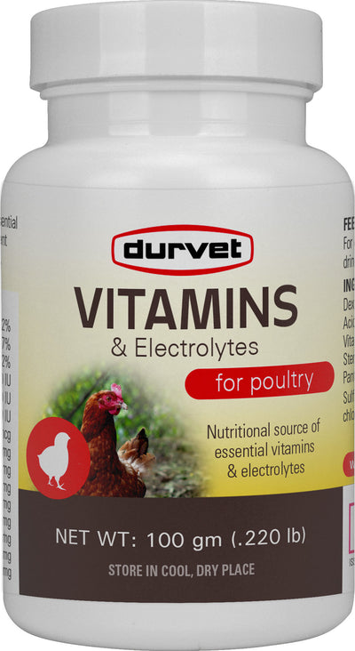Durvet Vitamins & Electrolytes For Poultry