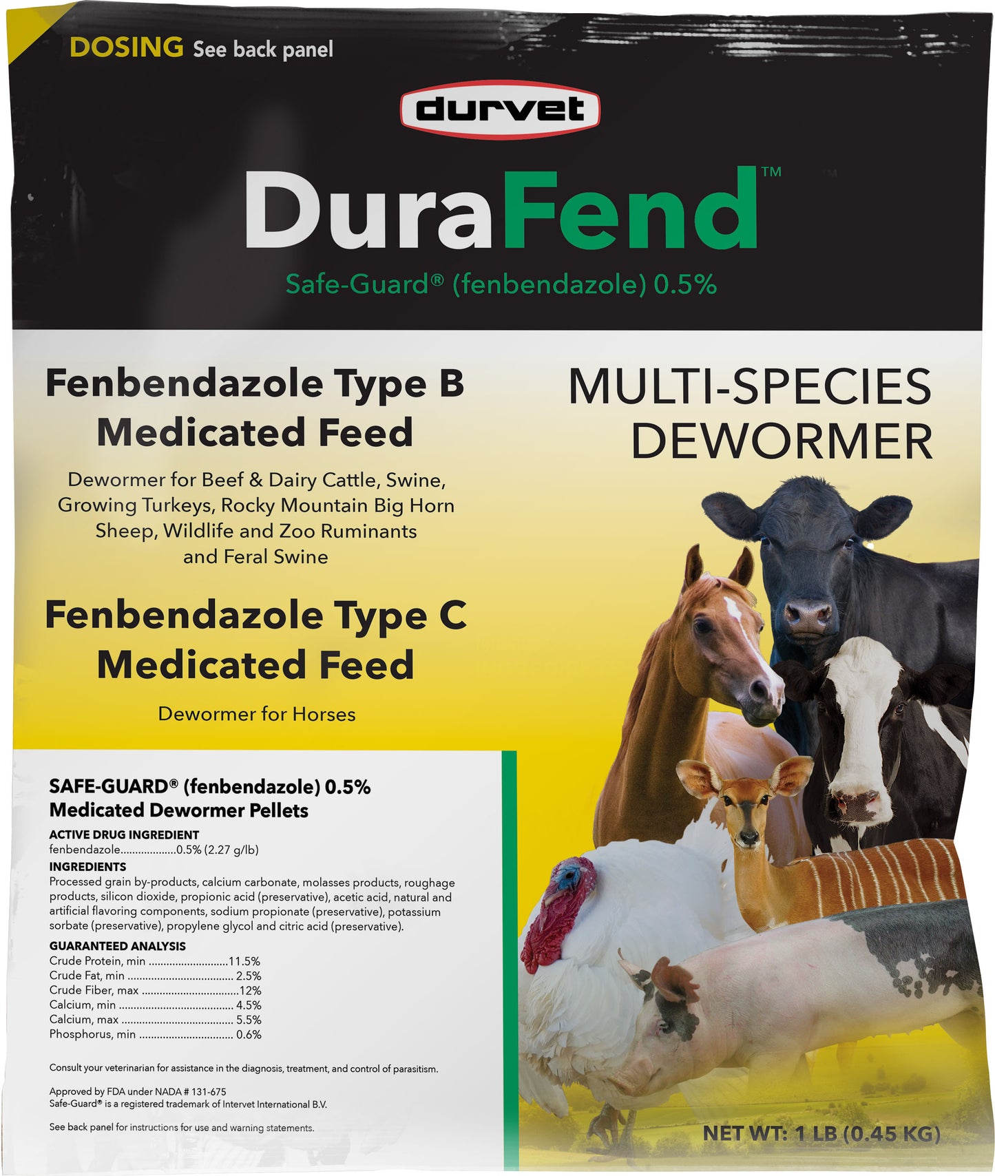 Durvet Durafend Fenbendazole 0.5% Dewormer