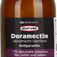 Front view of a brown glass bottle with a silver cap labeled Durvet Doramectin 1% Injectable 500 mL