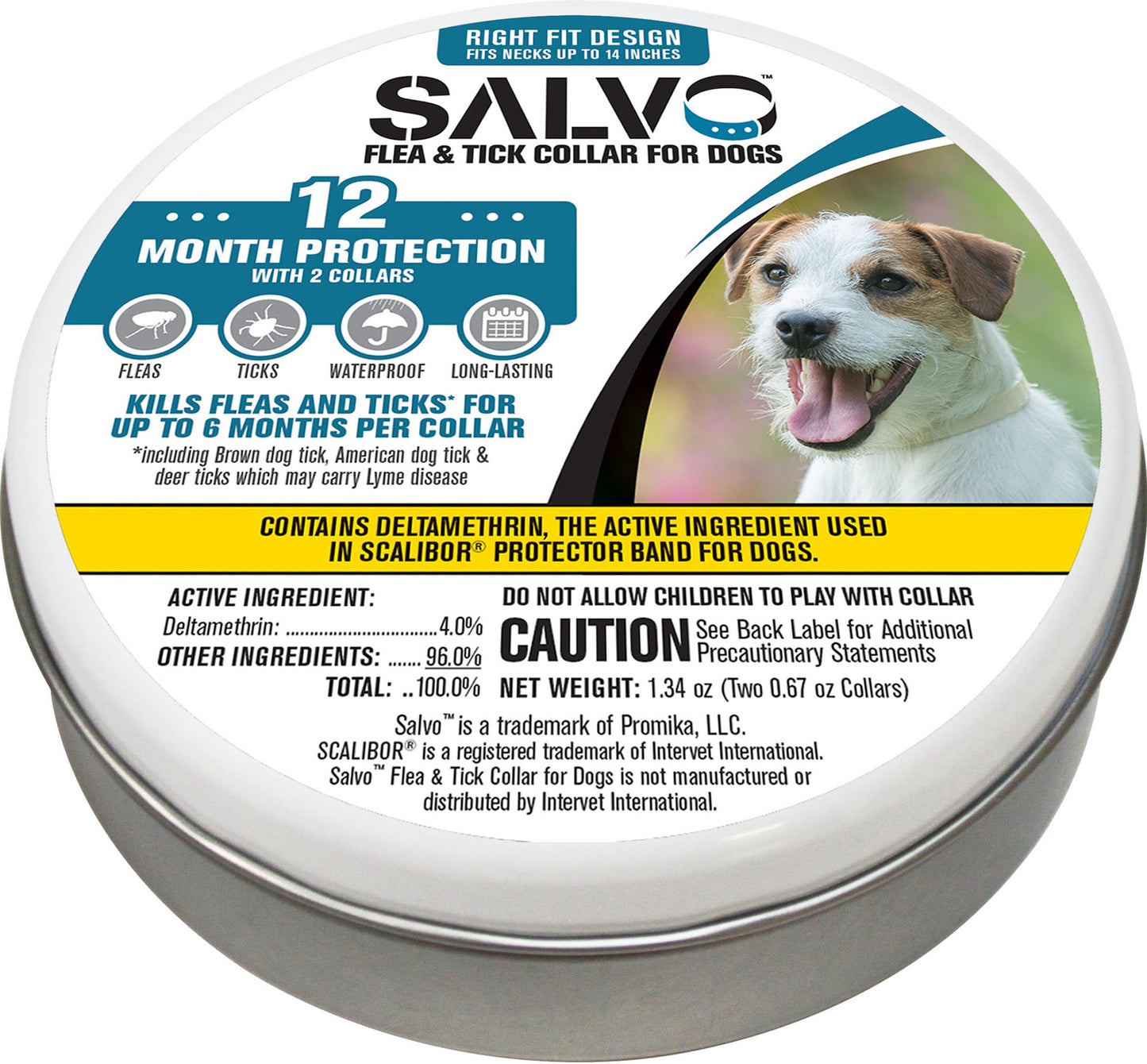Salvo Flea And Tick Collar For Dogs
