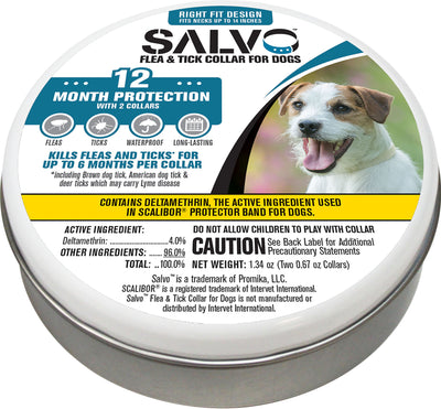 Salvo Flea And Tick Collar For Dogs